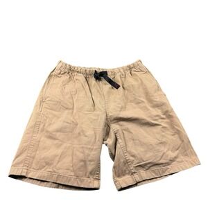 Gramicci Brown Cotton Belted Men's Loose Fit Hiking Short Large